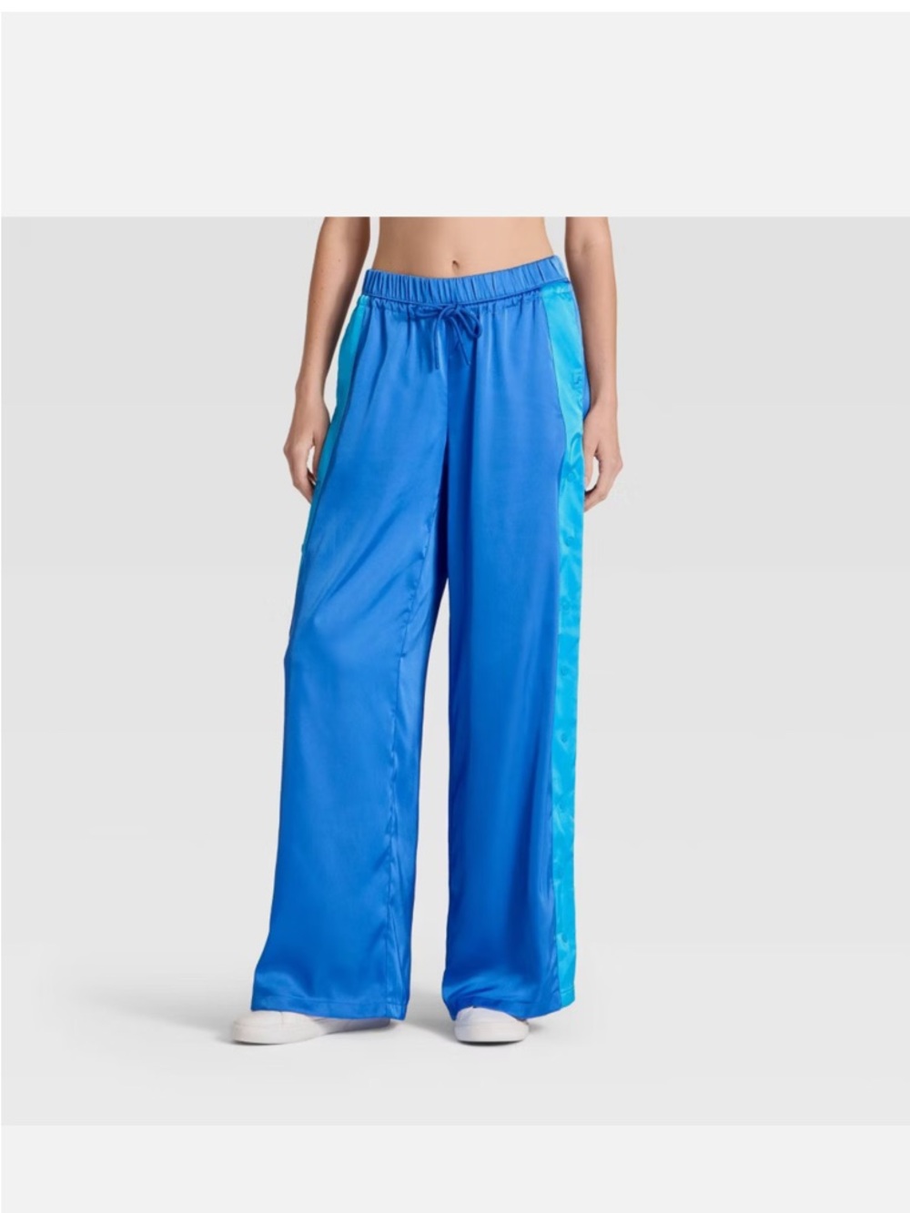Joy Lab track satin pants NWT